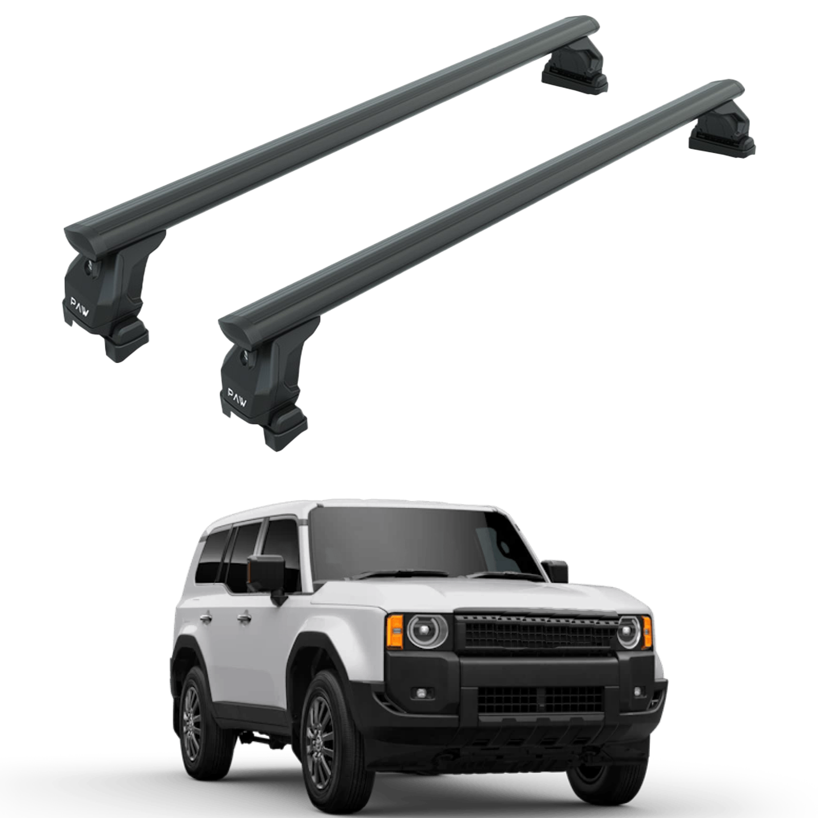 For Toyota Land Cruiser 1958 Roof Rack Cross Bars Fix Channeled Alu Black For Toyota Land Cruiser 1958 Roof Rack Cross Bars Fix Channeled Alu Black